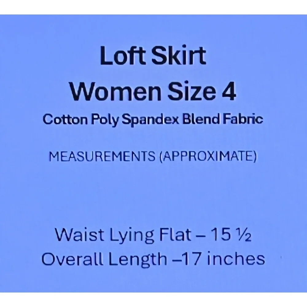 LOFT Womens Size 4 Heather Gray‎ Knit Mini Skirt Stretch Pockets RN 140923
